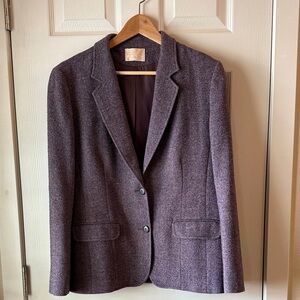Pendleton Women's Heathered Purple Blazer, Gorgeous Vintage Blazer 😍
